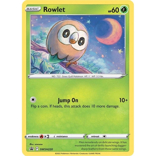 Rowlet - SWSH220 (SWSH220) (SWSH: Sword & Shield Promo Cards) - PokéBox Australia