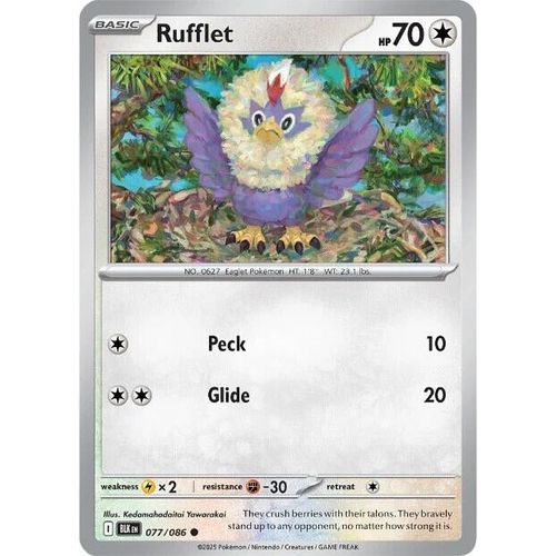 Rufflet (077/086) (SV: Black Bolt) - PokéBox Australia