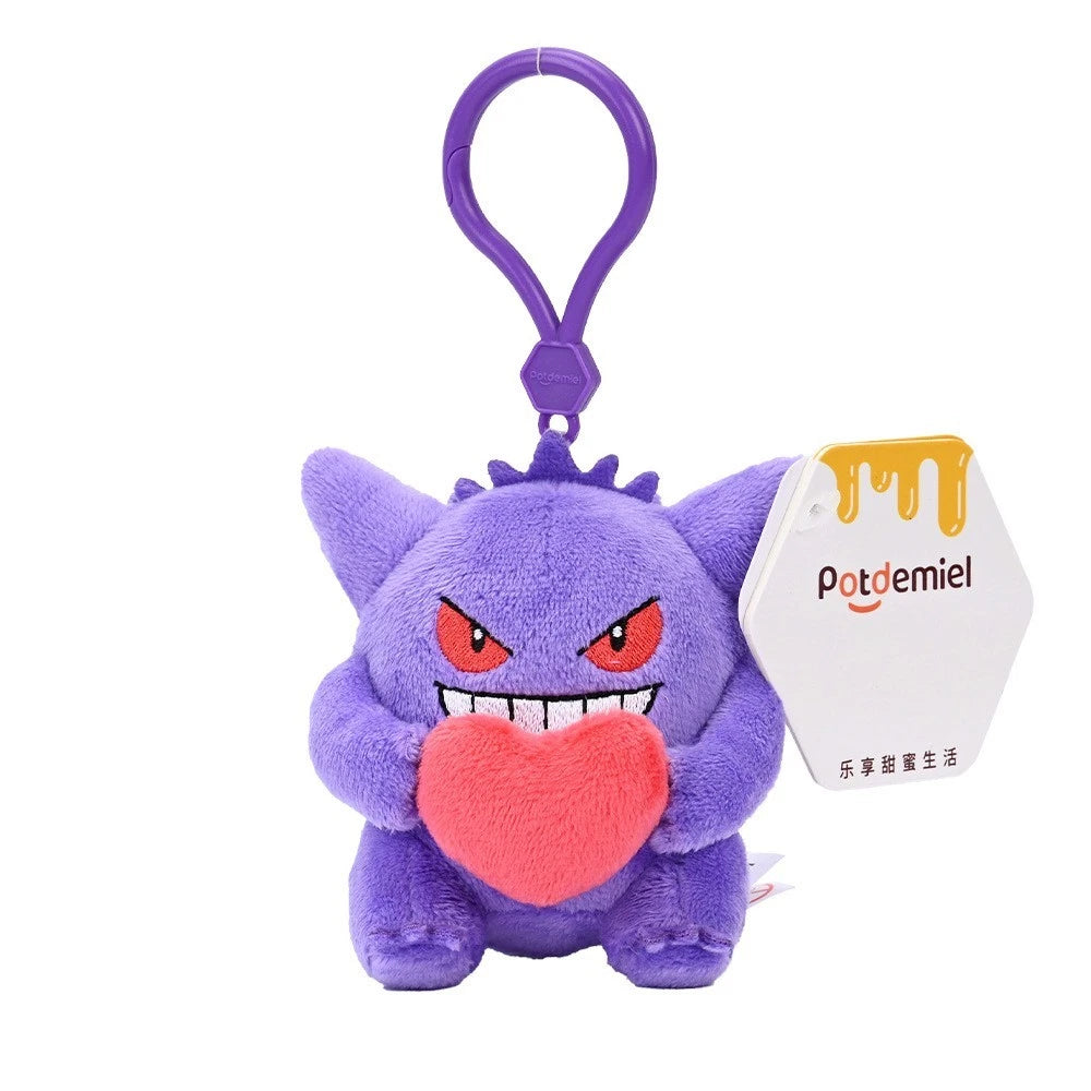 Pokemon: Gengar Heart Plush Pendant/Keychain - PokéBox Australia