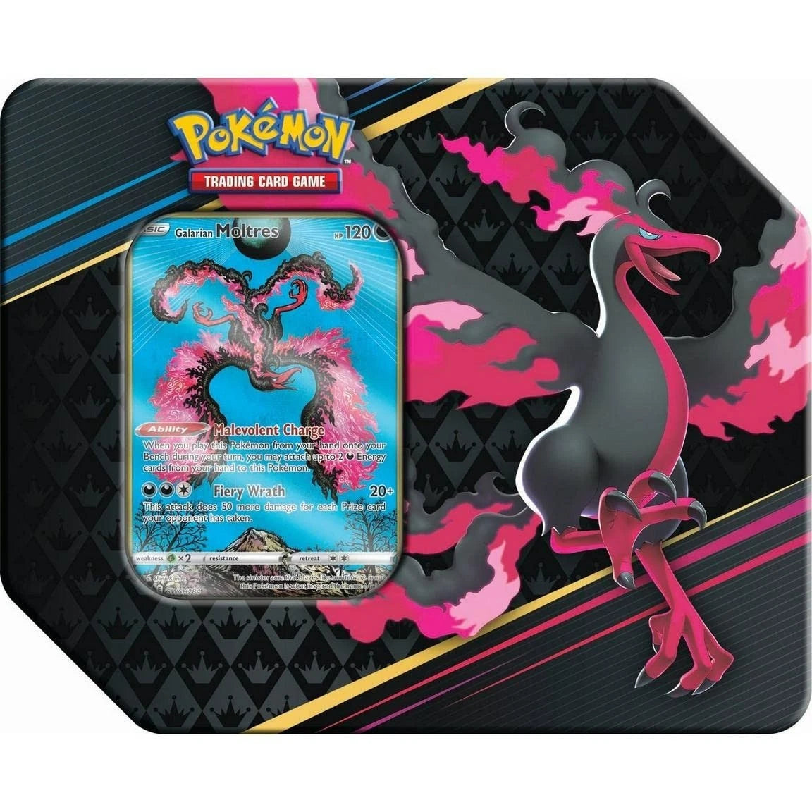 POKÉMON TCG Crown Zenith - Galarian Moltres Tin - PokéBox Australia
