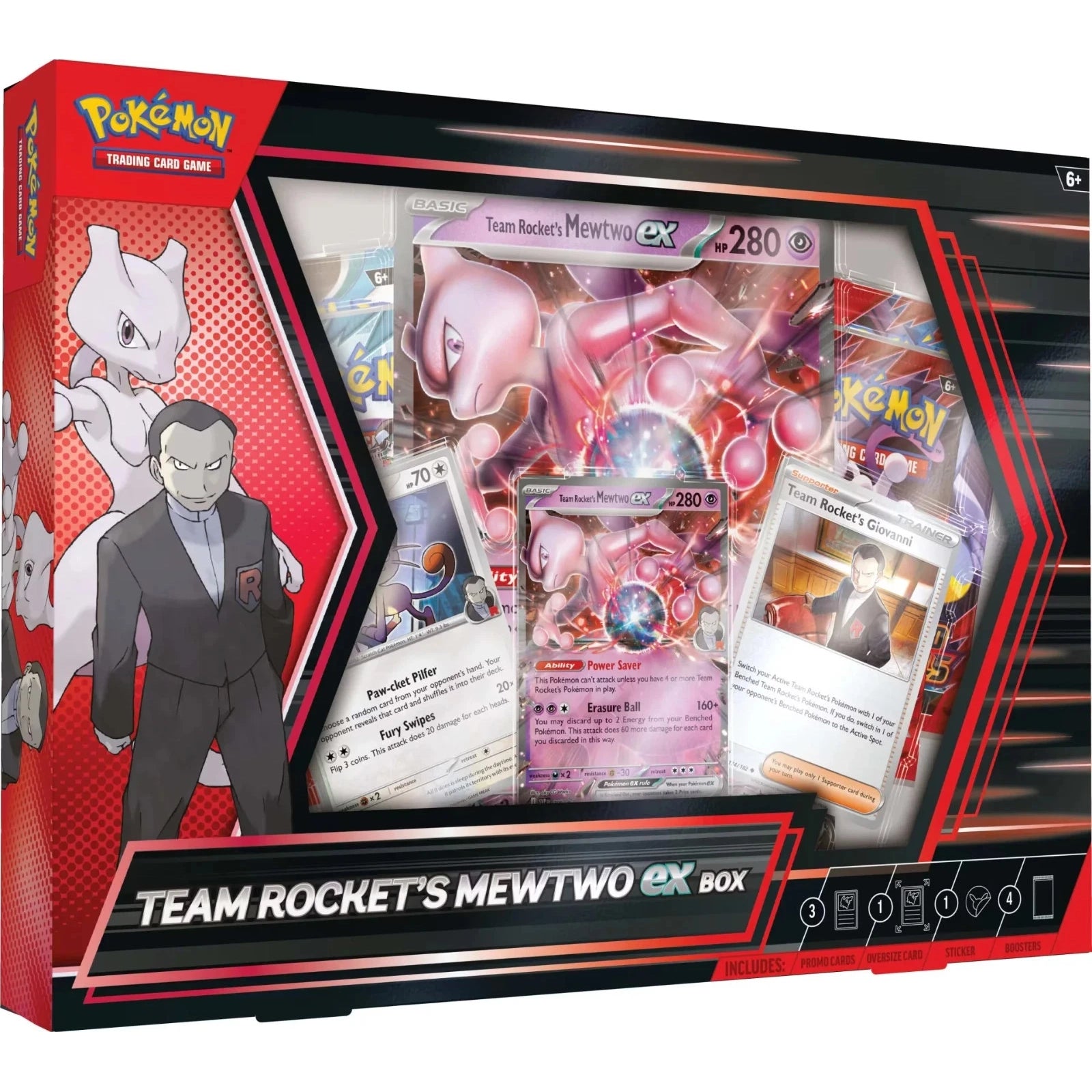 Pokémon TCG: Team Rocket's Mewtwo ex Collection Box - PokéBox Australia