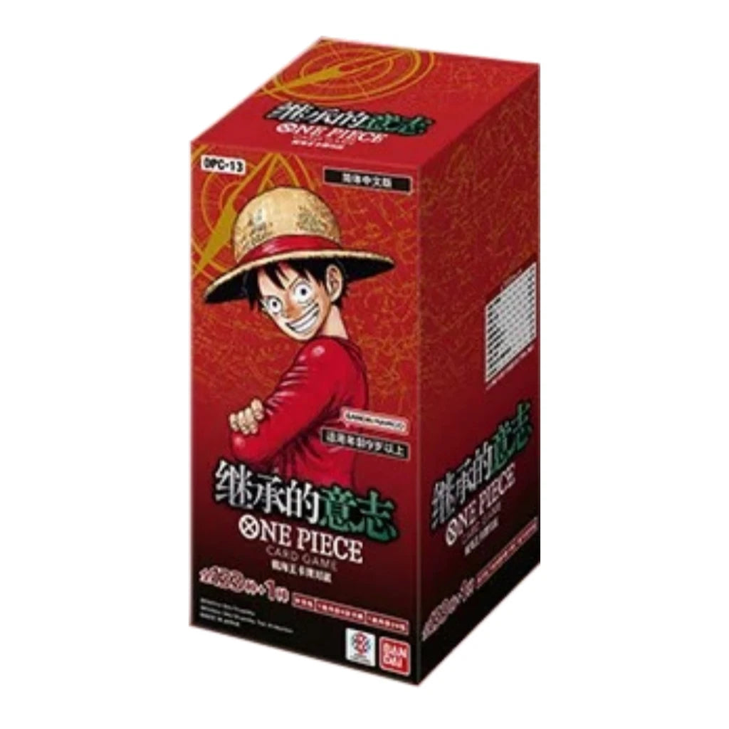 One Piece Card Game: OPC-13 Carrying On His Will Jumbo Booster Box (S-Chinese) - PokéBox Australia