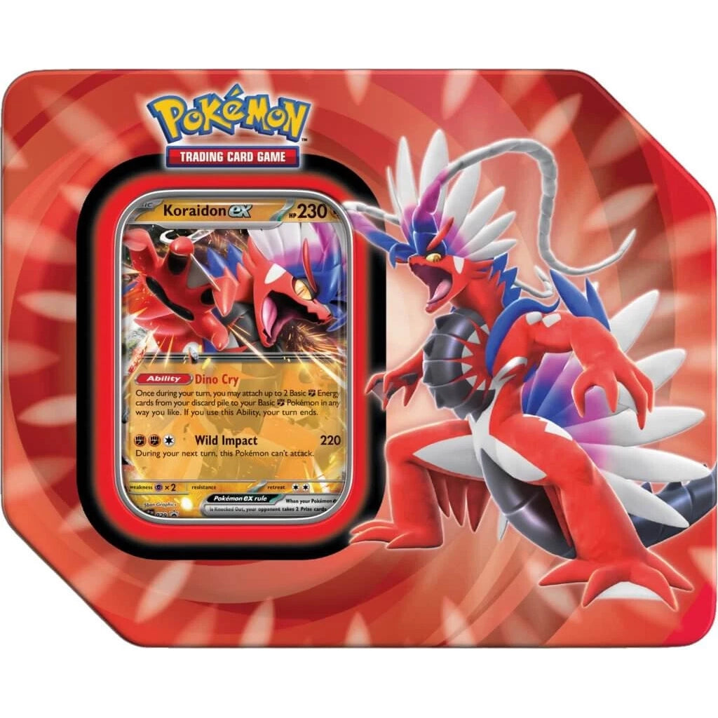 POKÉMON TCG: Paldea Legends Tin (Large - Assorted) - PokéBox Australia