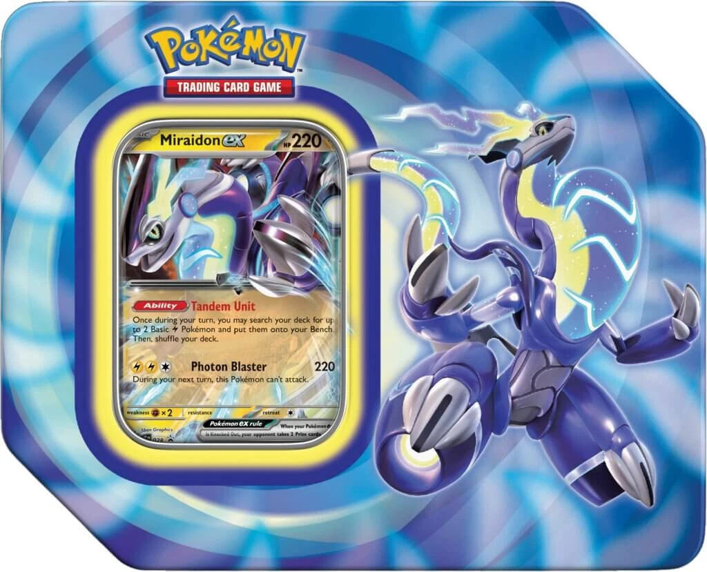 POKÉMON TCG: Paldea Legends Tin (Large - Assorted) - PokéBox Australia