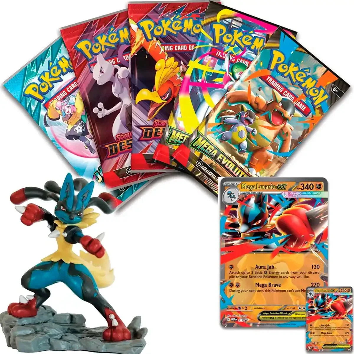 Pokémon TCG: Mega Lucario ex Figure Collection Box - PokéBox Australia