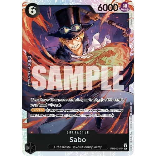 Sabo - PRB02 - 014 (PRB02 - 014) (Premium Booster - The Best - Vol. 2) - PokéBox Australia