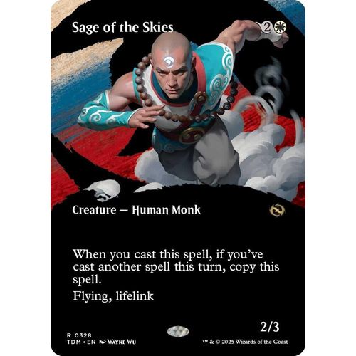 Sage of the Skies (Borderless) (328) (Tarkir: Dragonstorm) - PokéBox Australia