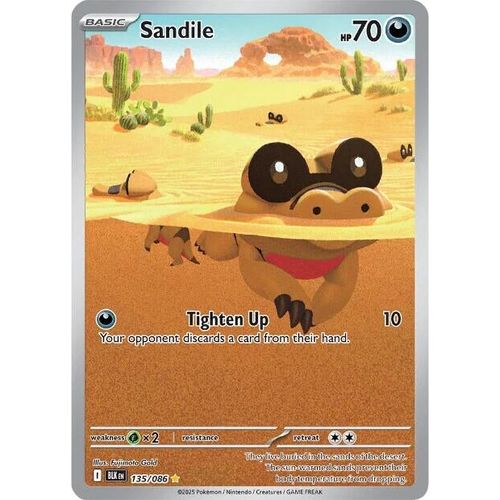 Sandile (135/086) (SV: Black Bolt) - PokéBox Australia