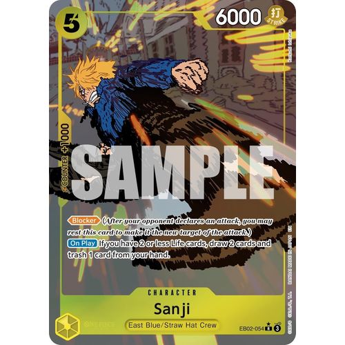 Sanji (Alternate Art) (EB02 - 054) (Extra Booster: Anime 25th Collection) - PokéBox Australia