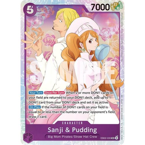 Sanji & Pudding (EB02 - 035) (Extra Booster: Anime 25th Collection) - PokéBox Australia