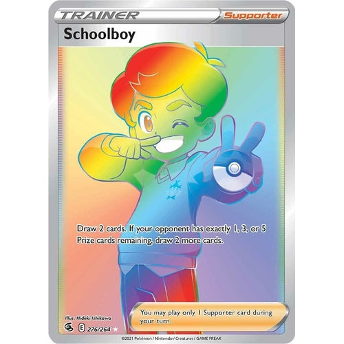 Schoolboy (Secret) (276/264) (SWSH08: Fusion Strike) - PokéBox Australia