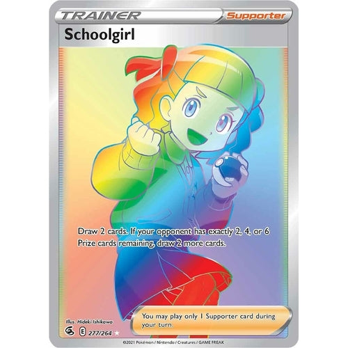 Schoolgirl (Secret) (277/264) (SWSH08: Fusion Strike) - PokéBox Australia