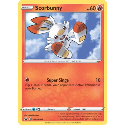 Scorbunny - SWSH002 (SWSH002) (SWSH: Sword & Shield Promo Cards) - PokéBox Australia