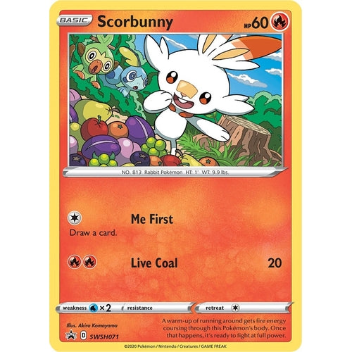 Scorbunny - SWSH071 (SWSH071) (SWSH: Sword & Shield Promo Cards) - PokéBox Australia