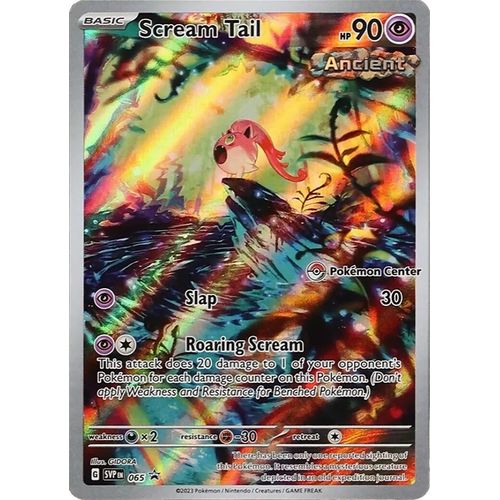 Scream Tail - 065 (Pokemon Center Exclusive) (065) (SV: Scarlet & Violet Promo Cards) - PokéBox Australia