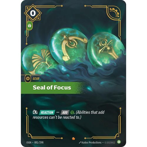 Seal of Focus (081/298) (Origins) - PokéBox Australia
