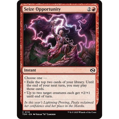 Seize Opportunity (119) (Tarkir: Dragonstorm) - PokéBox Australia