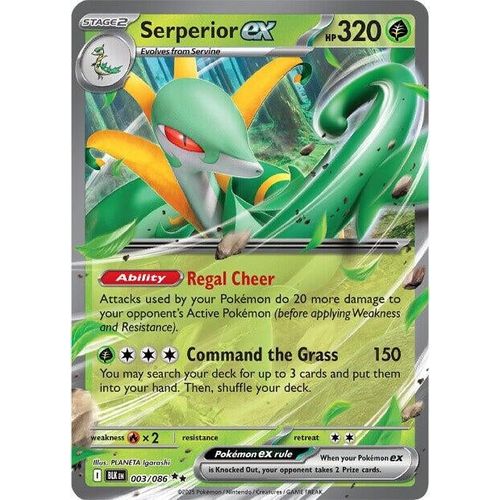 Serperior ex (003/086) (SV: Black Bolt) - PokéBox Australia