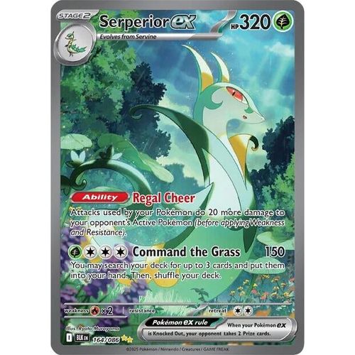Serperior ex (164/086) (SV: Black Bolt) - PokéBox Australia