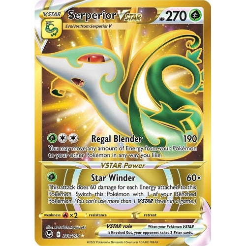 Serperior VSTAR (Secret) (210) (210/195) (SWSH12: Silver Tempest) - PokéBox Australia