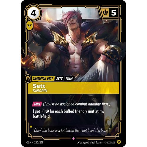 Sett - Kingpin (240/298) (Origins) - PokéBox Australia