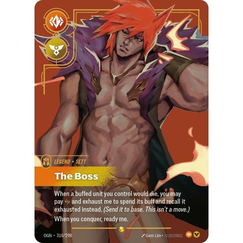 Sett - The Boss (Overnumbered) (310/298) (Origins) - PokéBox Australia