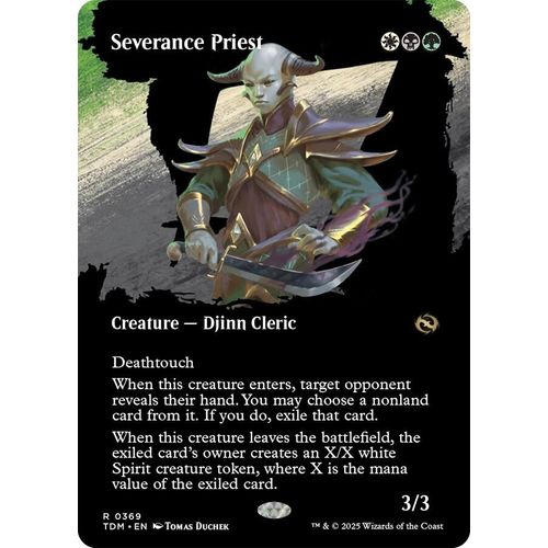 Severance Priest (Borderless) (369) (Tarkir: Dragonstorm) - PokéBox Australia