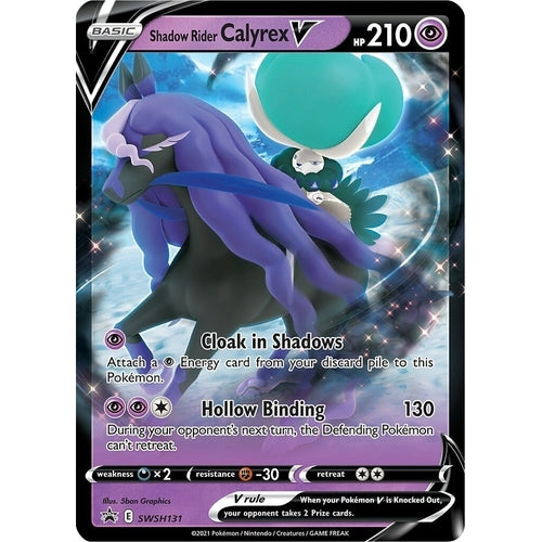 Shadow Rider Calyrex V - SWSH131 (SWSH131) (SWSH: Sword & Shield Promo Cards) - PokéBox Australia