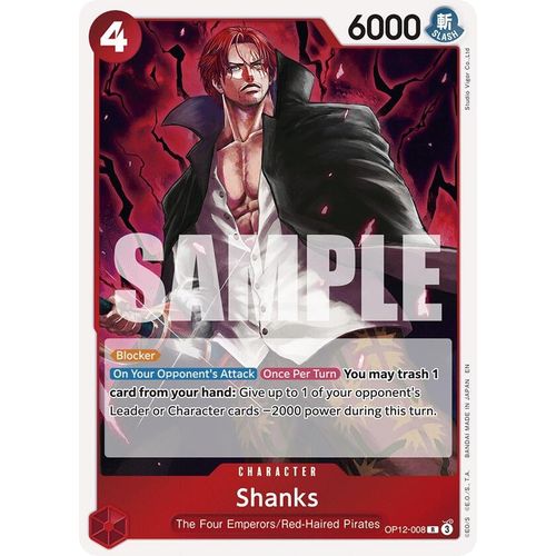Shanks (008) (OP12 - 008) (Legacy of the Master) - PokéBox Australia