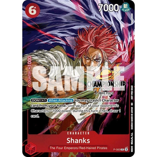 Shanks (CS 25 - 26 Event Pack Finalist Ver.) (P - 083) (One Piece Promotion Cards) - PokéBox Australia