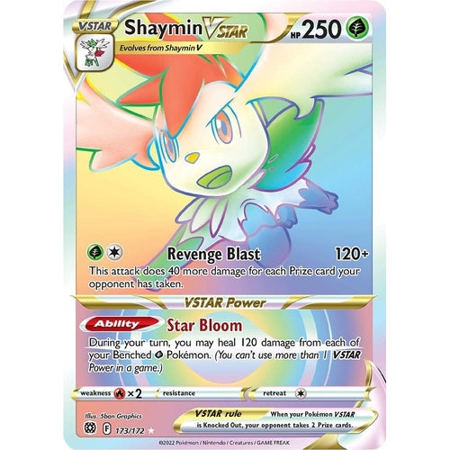 Shaymin VSTAR (Secret) (173/172) (SWSH09: Brilliant Stars) - PokéBox Australia