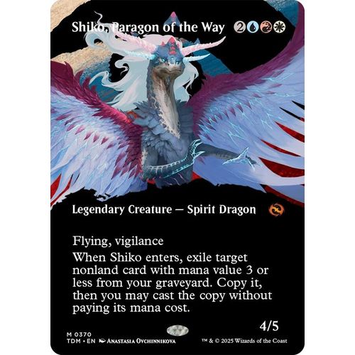 Shiko, Paragon of the Way (Borderless) (370) (Tarkir: Dragonstorm) - PokéBox Australia