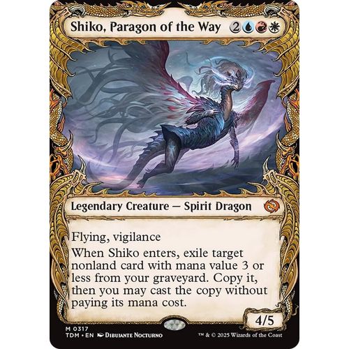 Shiko, Paragon of the Way (Showcase) (317) (Tarkir: Dragonstorm) - PokéBox Australia