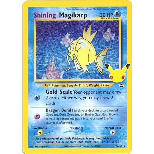 Shining Magikarp (66/64) (Celebrations: Classic Collection) - PokéBox Australia