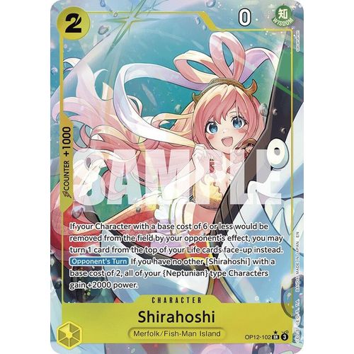 Shirahoshi (Alternate Art) (OP12 - 102) (Legacy of the Master) - PokéBox Australia
