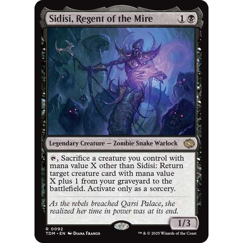 Sidisi, Regent of the Mire (92) (Tarkir: Dragonstorm) - PokéBox Australia