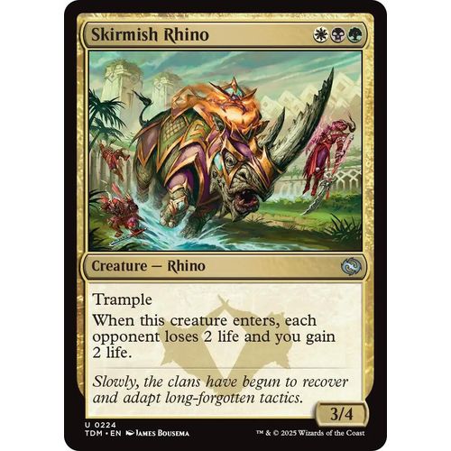 Skirmish Rhino (224) (Tarkir: Dragonstorm) - PokéBox Australia