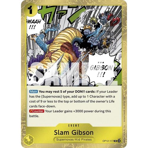 Slam Gibson (OP12 - 117) (Legacy of the Master) - PokéBox Australia