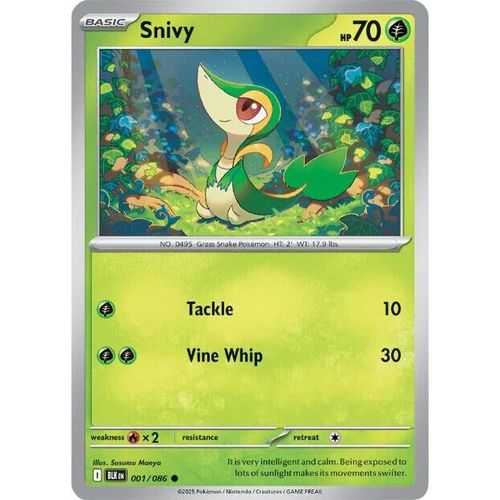 Snivy (001/086) (SV: Black Bolt) - PokéBox Australia
