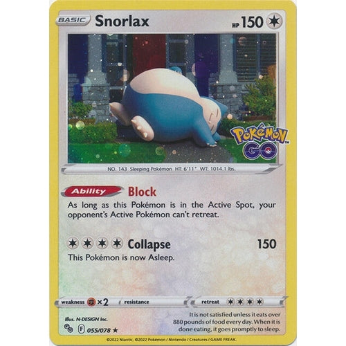 Snorlax - 55/078 (Cosmos Holo) (055/078) (Miscellaneous Cards & Products) - PokéBox Australia
