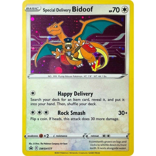 Special Delivery Bidoof (SWSH177) (SWSH: Sword & Shield Promo Cards) - PokéBox Australia