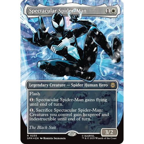 Spectacular Spider - Man (0235) (Borderless) (Textured Foil) (235) (Marvel's Spider - Man) - PokéBox Australia