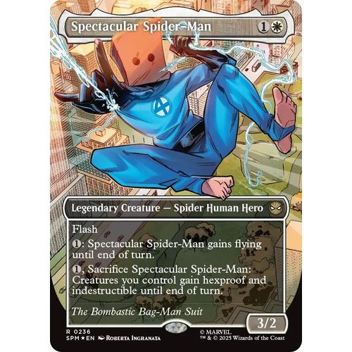 Spectacular Spider - Man (0236) (Borderless) (Textured Foil) (236) (Marvel's Spider - Man) - PokéBox Australia