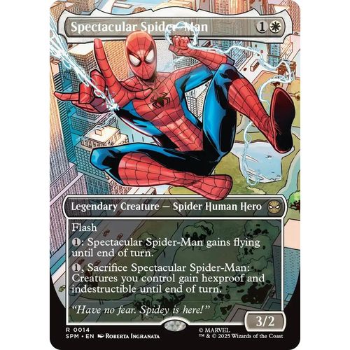 Spectacular Spider - Man (Borderless) (14) (Marvel's Spider - Man) - PokéBox Australia
