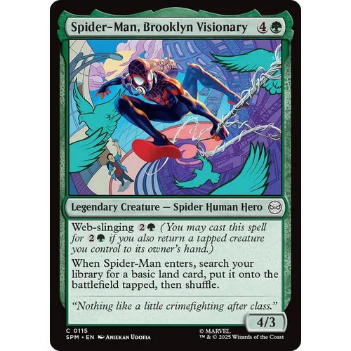 Spider - Man, Brooklyn Visionary (115) (Marvel's Spider - Man) - PokéBox Australia