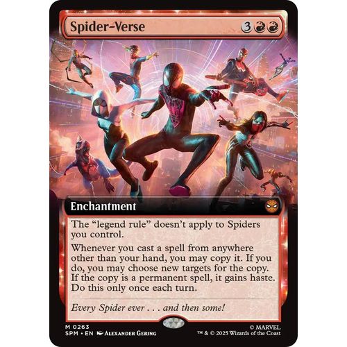 Spider - Verse (Extended Art) (263) (Marvel's Spider - Man) - PokéBox Australia