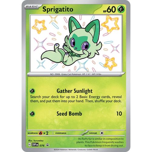 Sprigatito - 076 (076) (SV: Scarlet & Violet Promo Cards) - PokéBox Australia