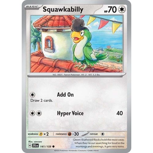 Squawkabilly (141/159) (SV09: Journey Together) - PokéBox Australia