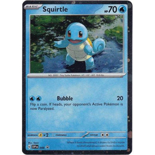 Squirtle - 048 (Cosmos Holo) (048) (SV: Scarlet & Violet Promo Cards) - PokéBox Australia