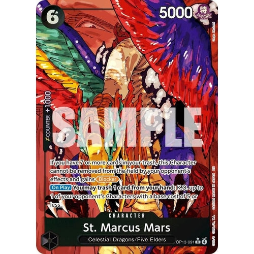 St. Marcus Mars (Alternate Art) (OP13 - 091) (Carrying On His Will) - PokéBox Australia
